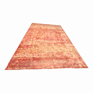 Alfombra moderna tono rojizo texturizada