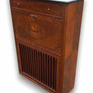 Secretaire vintage en madera con cubierta de mármol