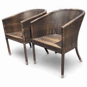 Set de Butacas de Ratán Sintético