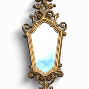 Espejo decorativo estilo clásico dorado