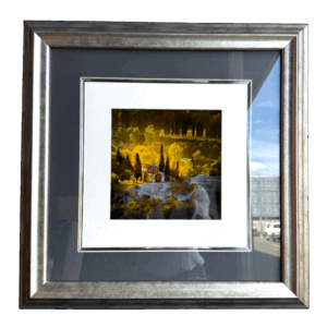 Fotografía enmarcada paisaje europeo