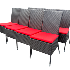 Sillas de terraza Bali con cojines