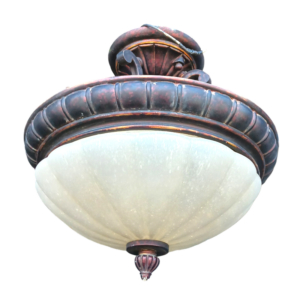 Lámpara de techo clásica metálica