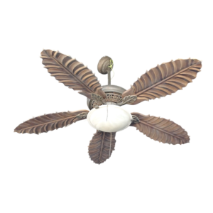 Ventilador de techo hojas decorativas