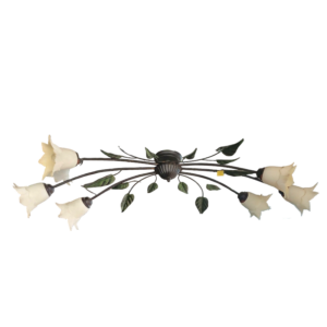 Lámpara colgante floral decorativa