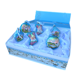 Set adornos navideños decorativos