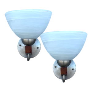 Apliques de pared vidrio opalino