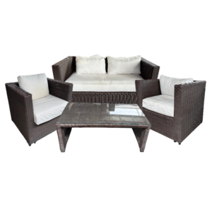 Juego de exterior tipo rattan moderno