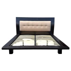 Cama King Moderna Tapizada Negra
