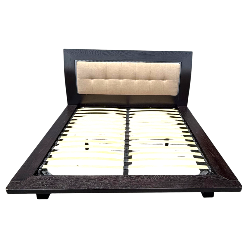 Cama King Moderna Tapizada Negra - Imagen 4